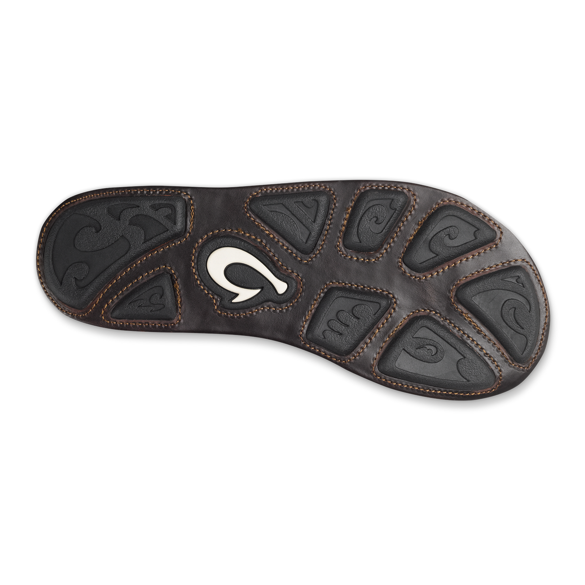 Mea Ola Men's Leather Sandals - Tan / Dark Java | OluKai Men