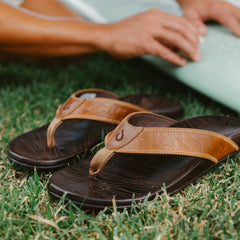 Hikianalia - Tan / Dark Java | OluKai Men