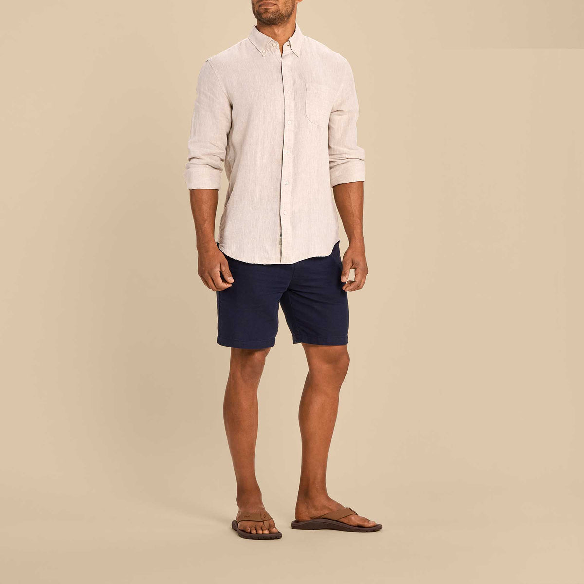 ‘Ohana Men's Best Selling Beach Sandals - Tan / Dark Java | OluKai Men