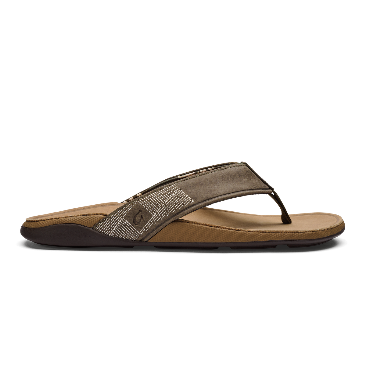 Tuahine Men's Waterproof Leather Beach Sandals - Hunter | OluKai Men
