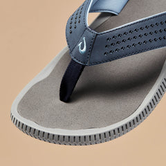 Ulele Men's Beach Sandals - Blue Depth / Charcoal | OluKai Men