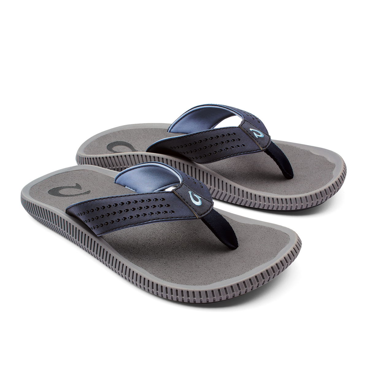 Ulele Men's Beach Sandals - Blue Depth / Charcoal | OluKai Men