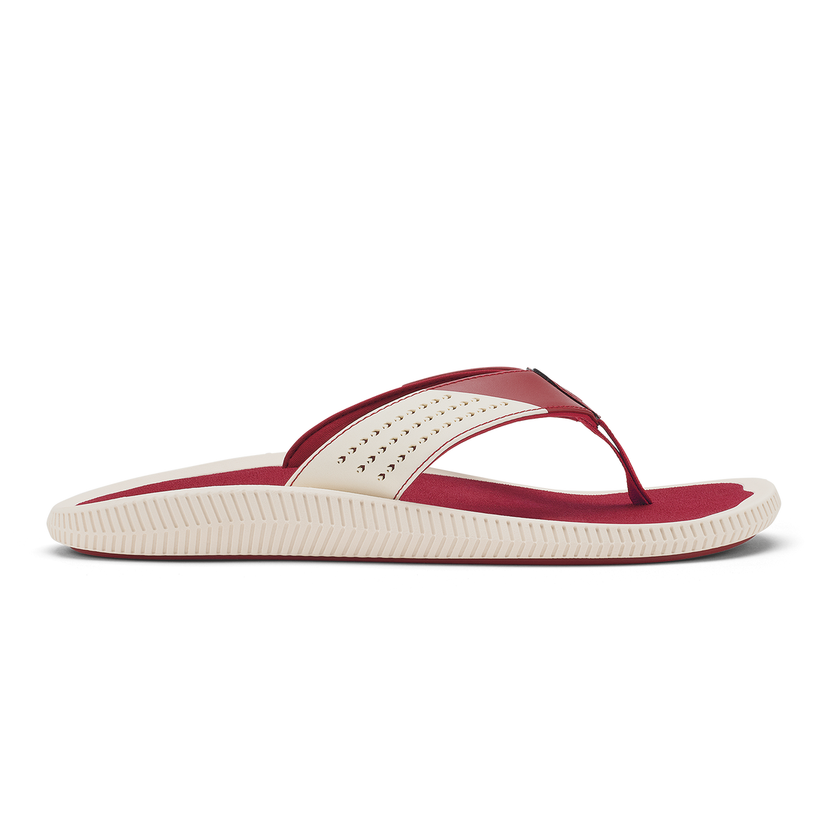 Ulele - Off White / Deep Red | OluKai Men