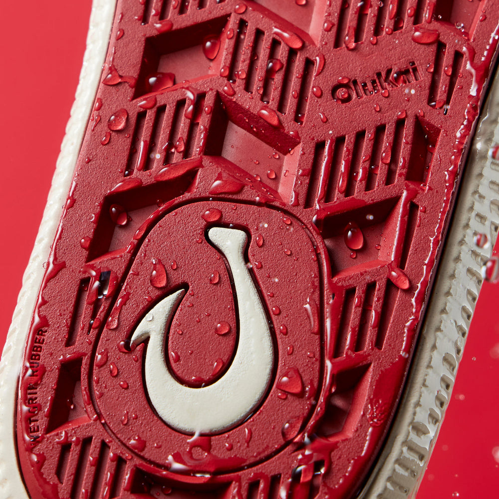 Ulele - Off White / Deep Red | OluKai Men