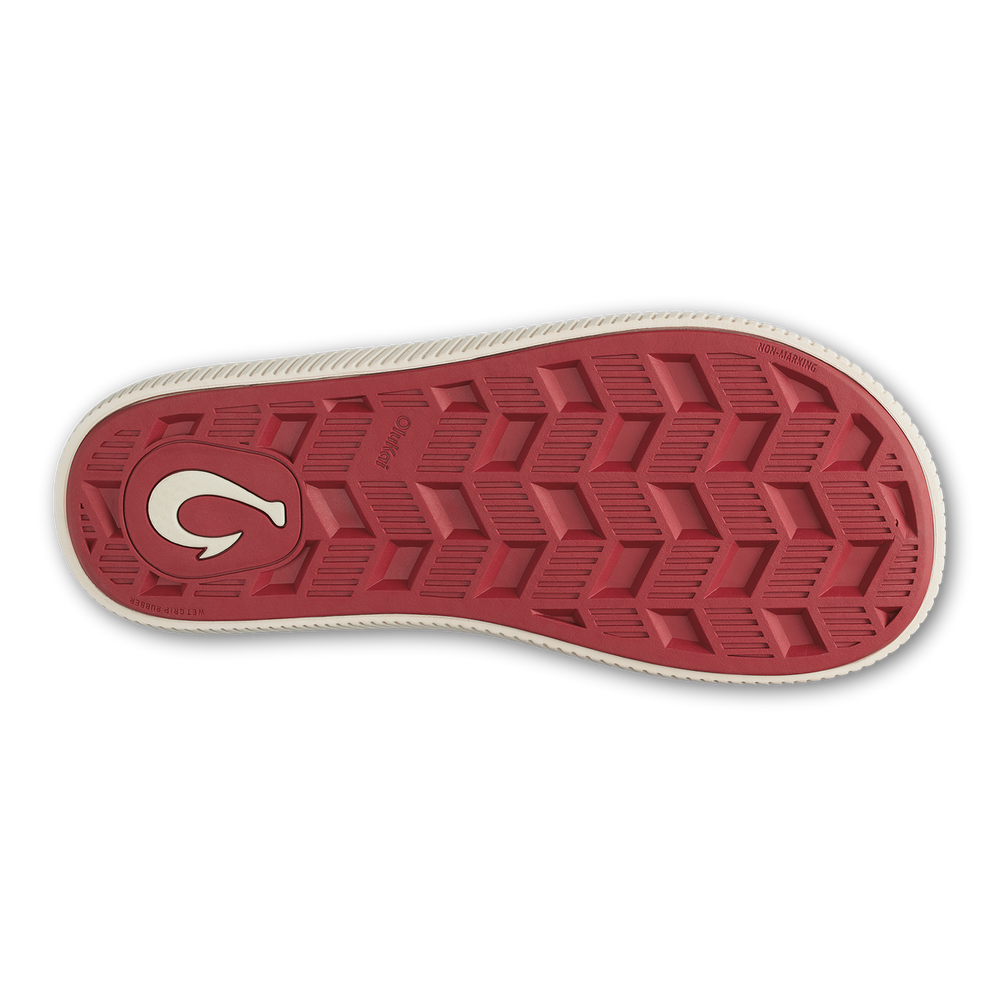 Ulele - Off White / Deep Red | OluKai Men