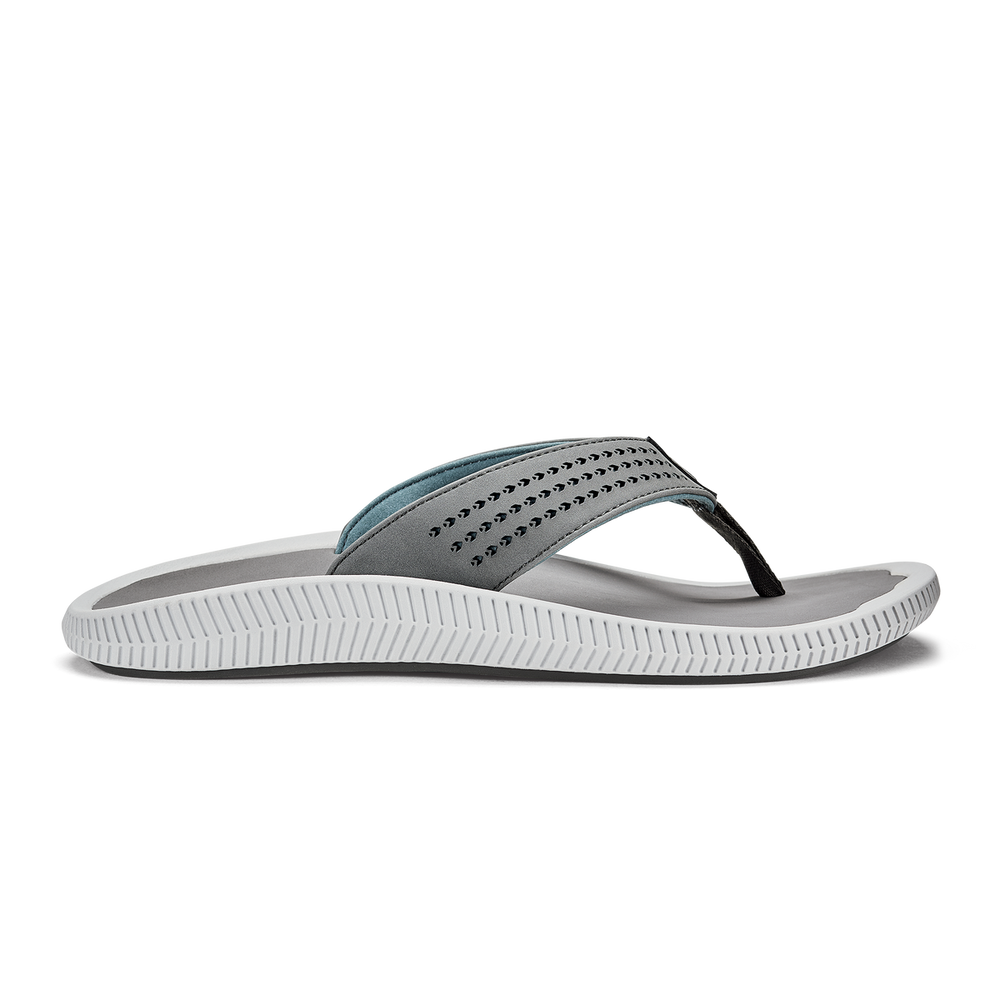 Ulele Men's Water-Ready Beach Sandals - Stone | OluKai Men
