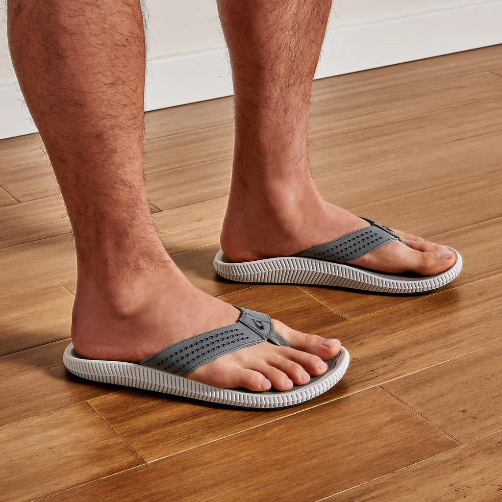 Ulele Men's Water-Ready Beach Sandals - Stone | OluKai Men
