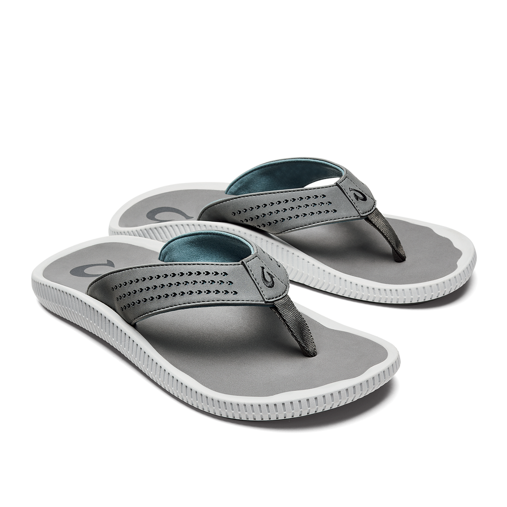 Ulele Men's Water-Ready Beach Sandals - Stone | OluKai Men