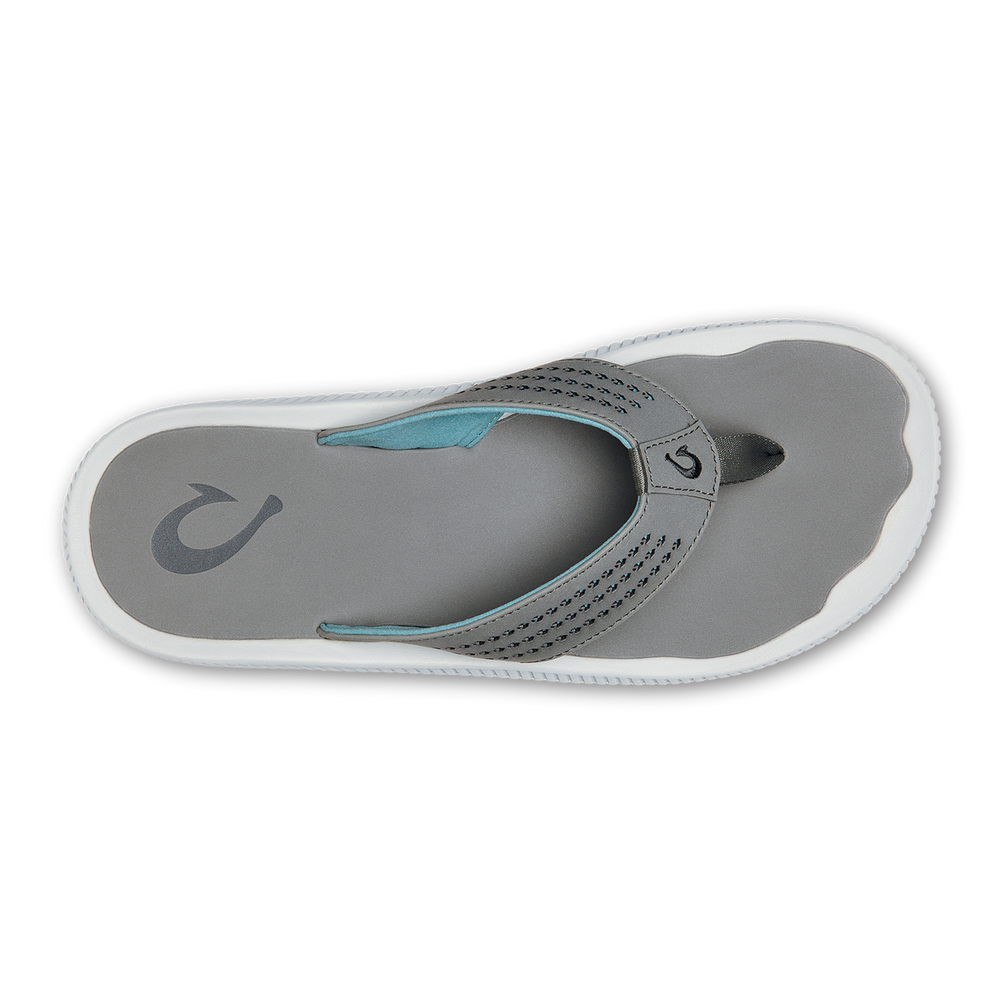 Ulele Men's Water-Ready Beach Sandals - Stone | OluKai Men