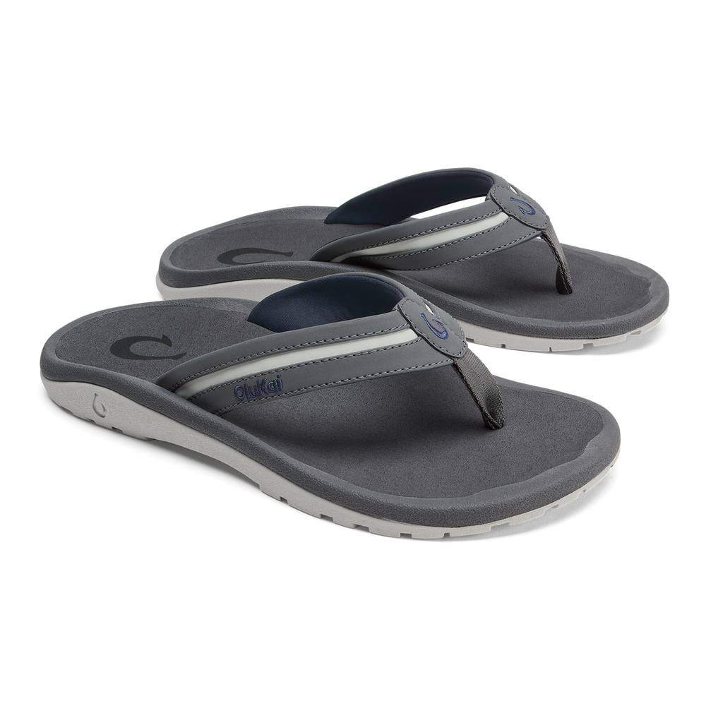 ʻOhana Palua - Cloud Grey / Rock | OluKai Men