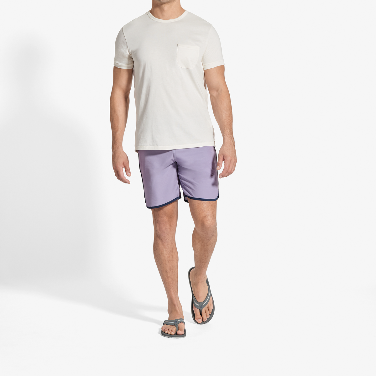 ʻOhana Palua - Cloud Grey / Rock | OluKai Men
