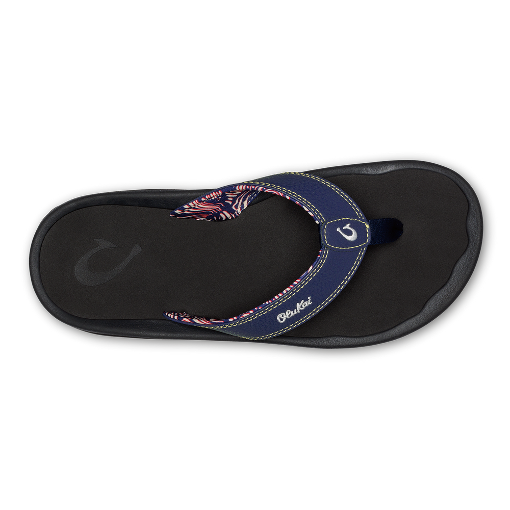 ‘Ohana Men's Beach Sandals - Navy / Onyx | OluKai Men