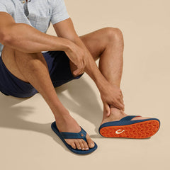 Ulele Men's Water-Ready Beach Sandals - Lagoon | OluKai Men