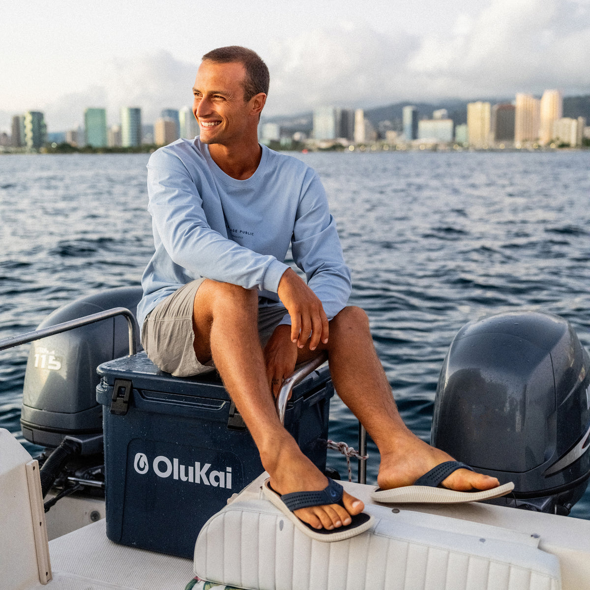 Ulele - Trench Blue / Trench Blue | OluKai Men