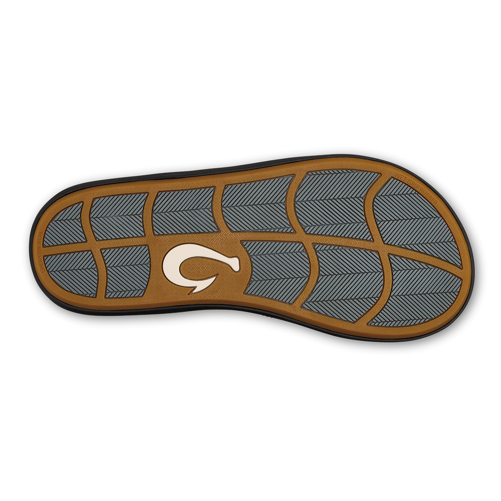 Ki‘i Men’s Water Ready Beach Sandals - Rock / Lava Rock | OluKai Men