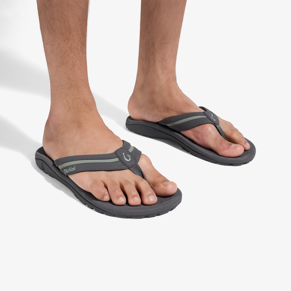 'Ohana Pālua - Tradewind Grey / Seagreen | OluKai Men