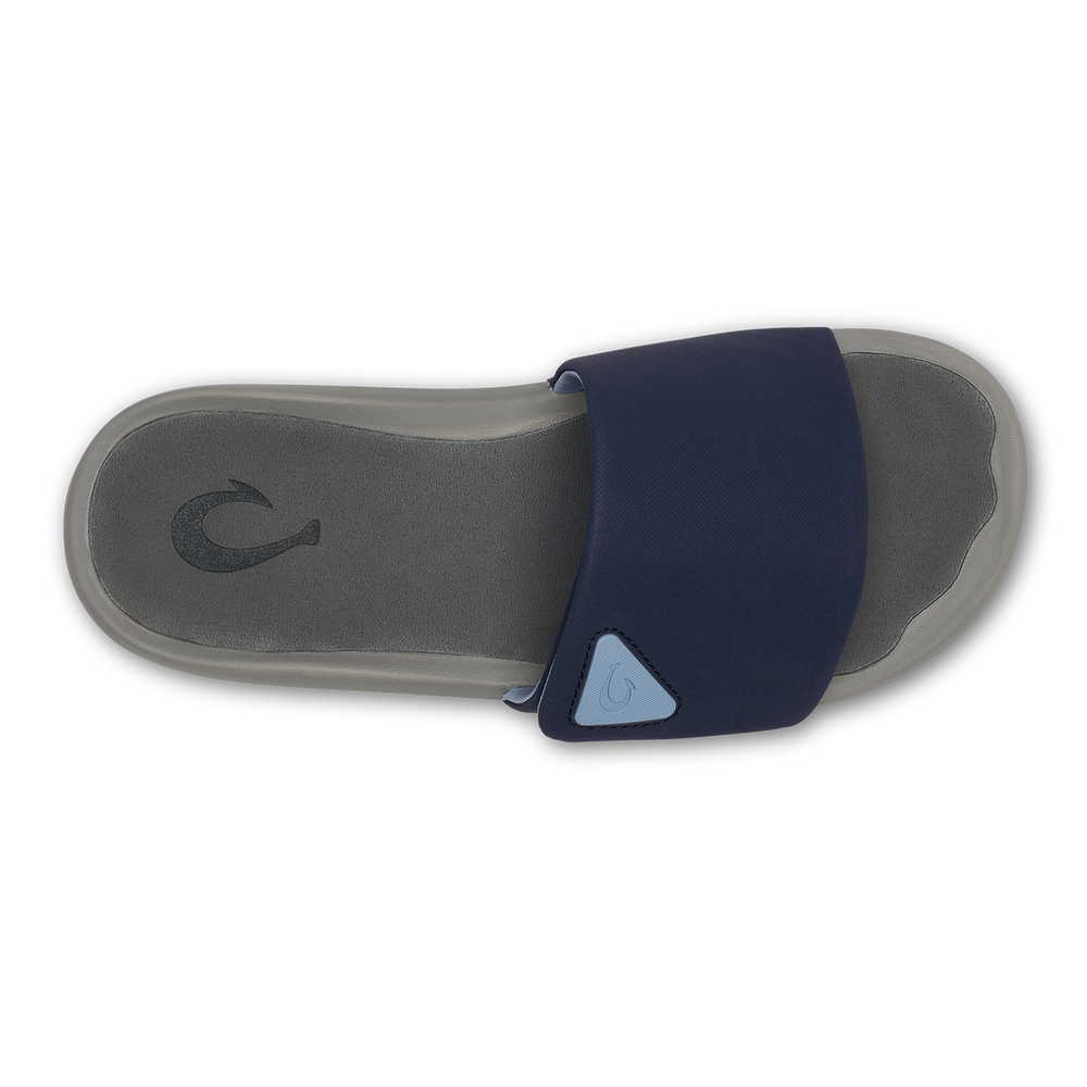 Ulele Slide - Blue Depth / Charcoal | OluKai Men