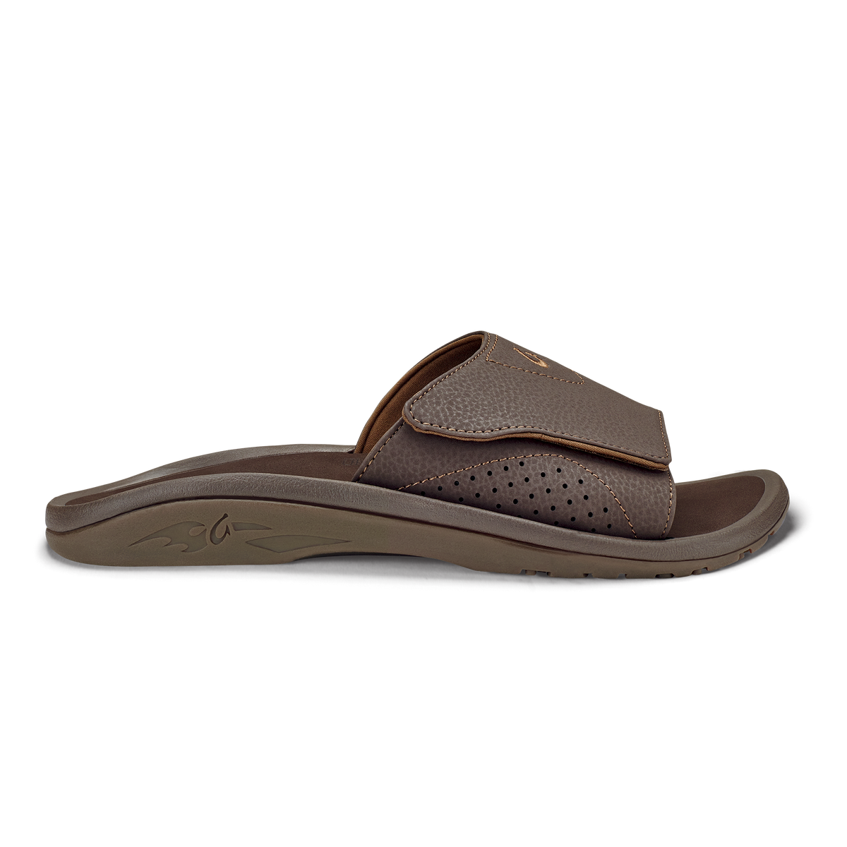 Nalu Slide Men's Beach Slide Sandals - Dark Java | OluKai Men