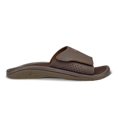 Nalu Slide Men's Beach Slide Sandals - Dark Java | OluKai Men