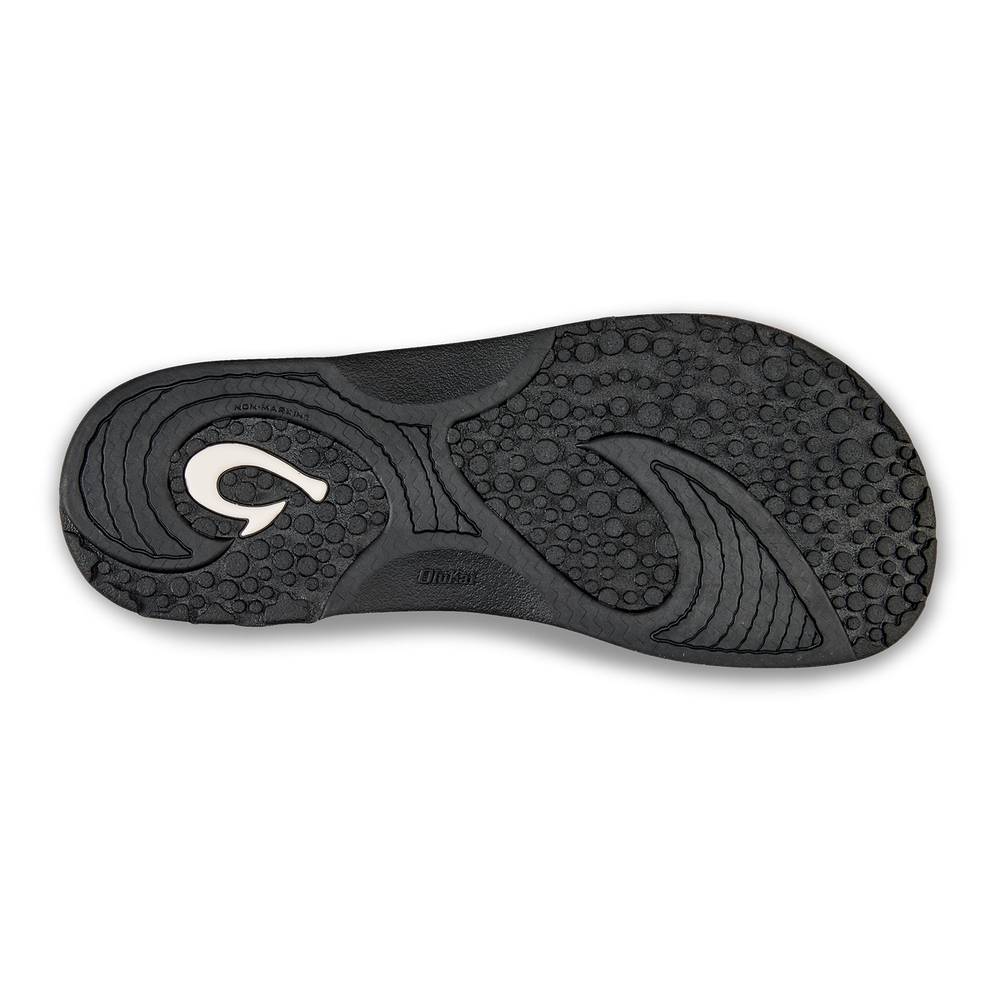 Nalu Slide Men's Beach Slide Sandals - Black | OluKai Men