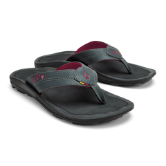 Kīpī Men’s Comfortable Beach Sandals - Dark Shadow | OluKai Men
