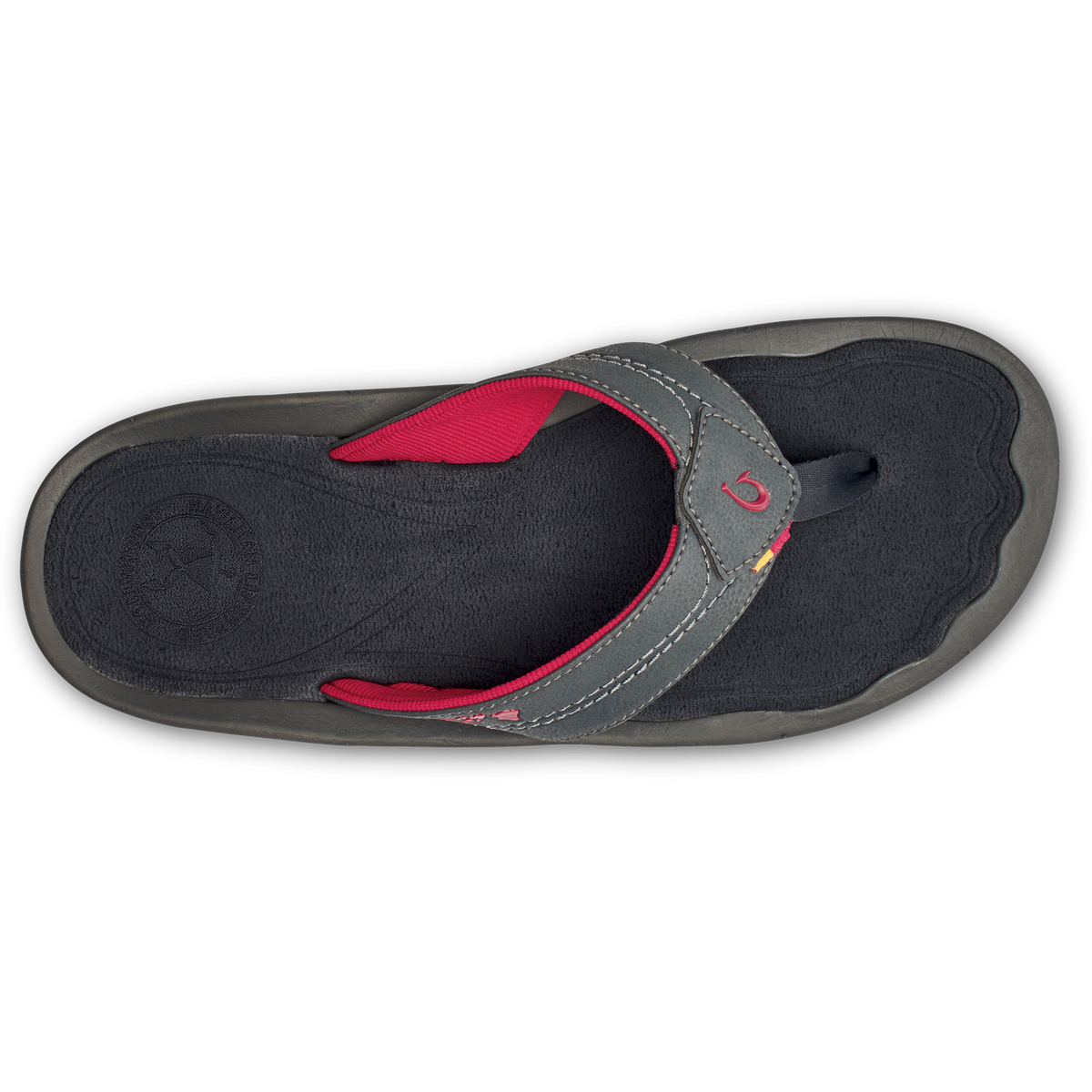 Kīpī Men’s Comfortable Beach Sandals - Dark Shadow | OluKai Men