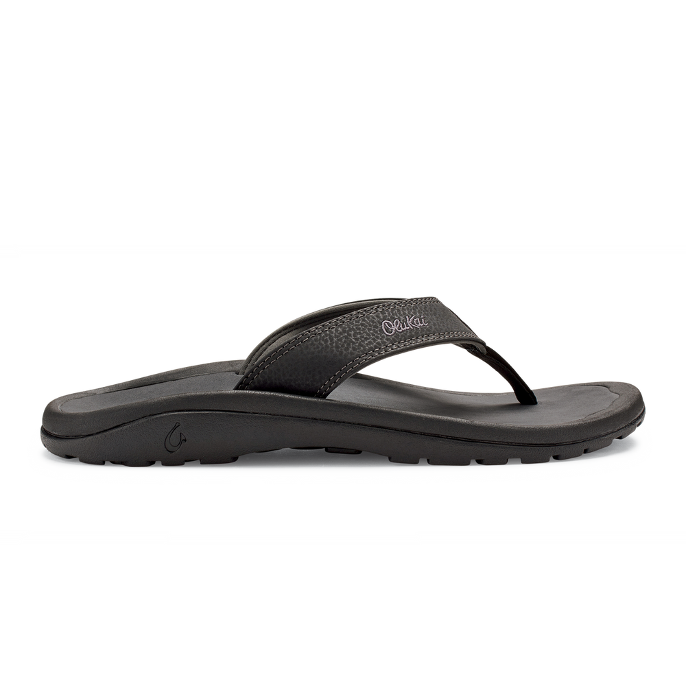 OluKai ‘Ohana - Black / Dark Shadow | Men's Beach Sandals | OluKai Men