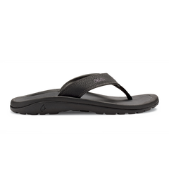 OluKai ‘Ohana - Black / Dark Shadow | Men's Beach Sandals | OluKai Men