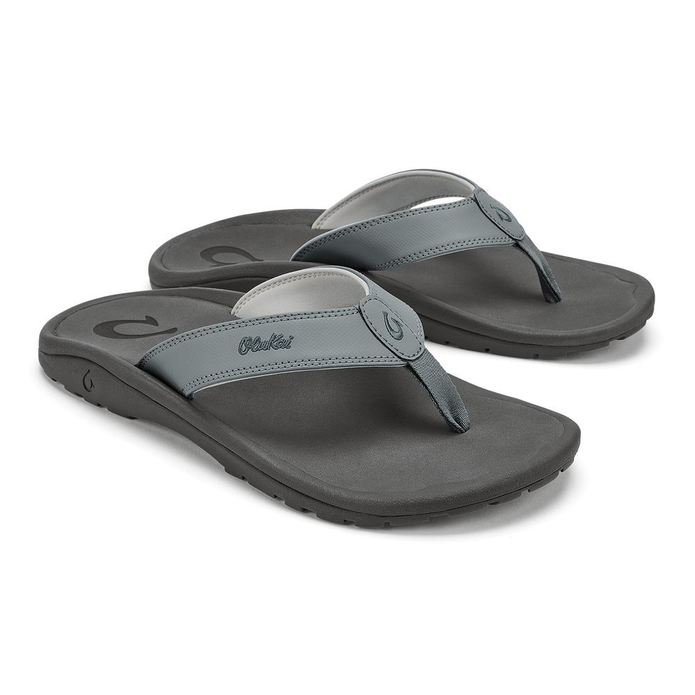 ‘Ohana Men's Best Selling Beach Sandals - Ash / Rock | OluKai Men
