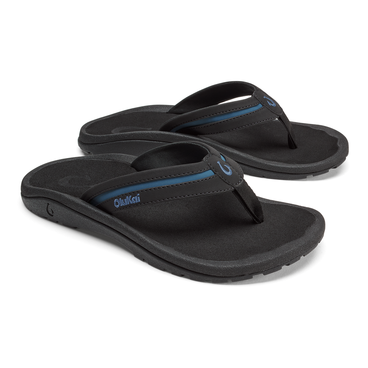 ʻOhana Pālua - Black / Slate Blue | OluKai Men
