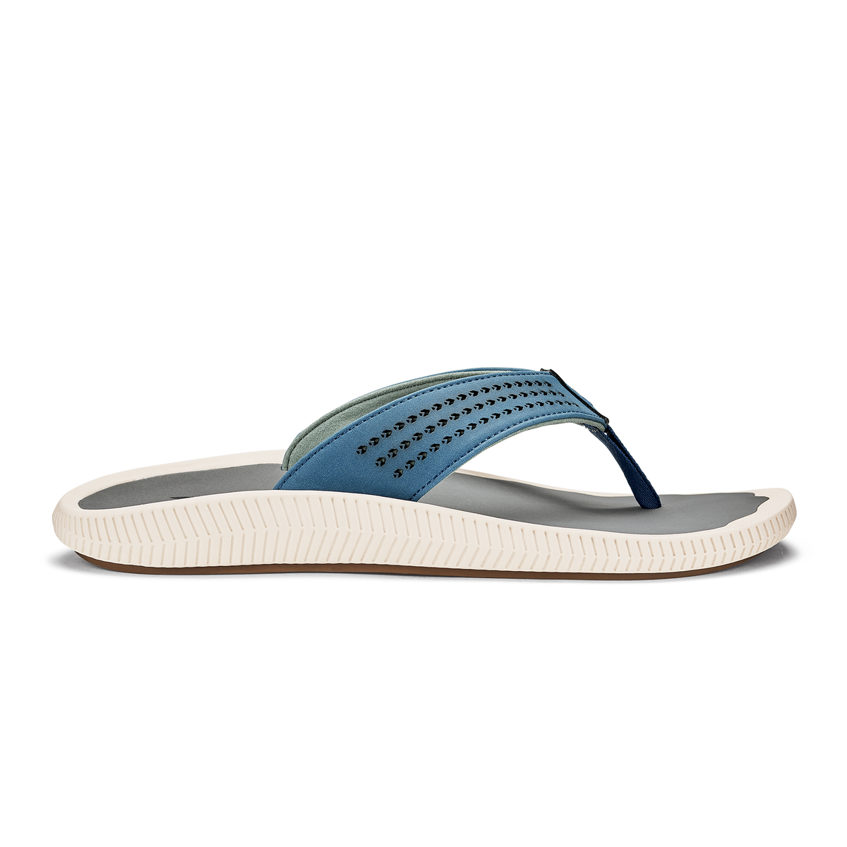 Ulele Men's Beach Sandals - Slate Blue / Charcoal | OluKai Men