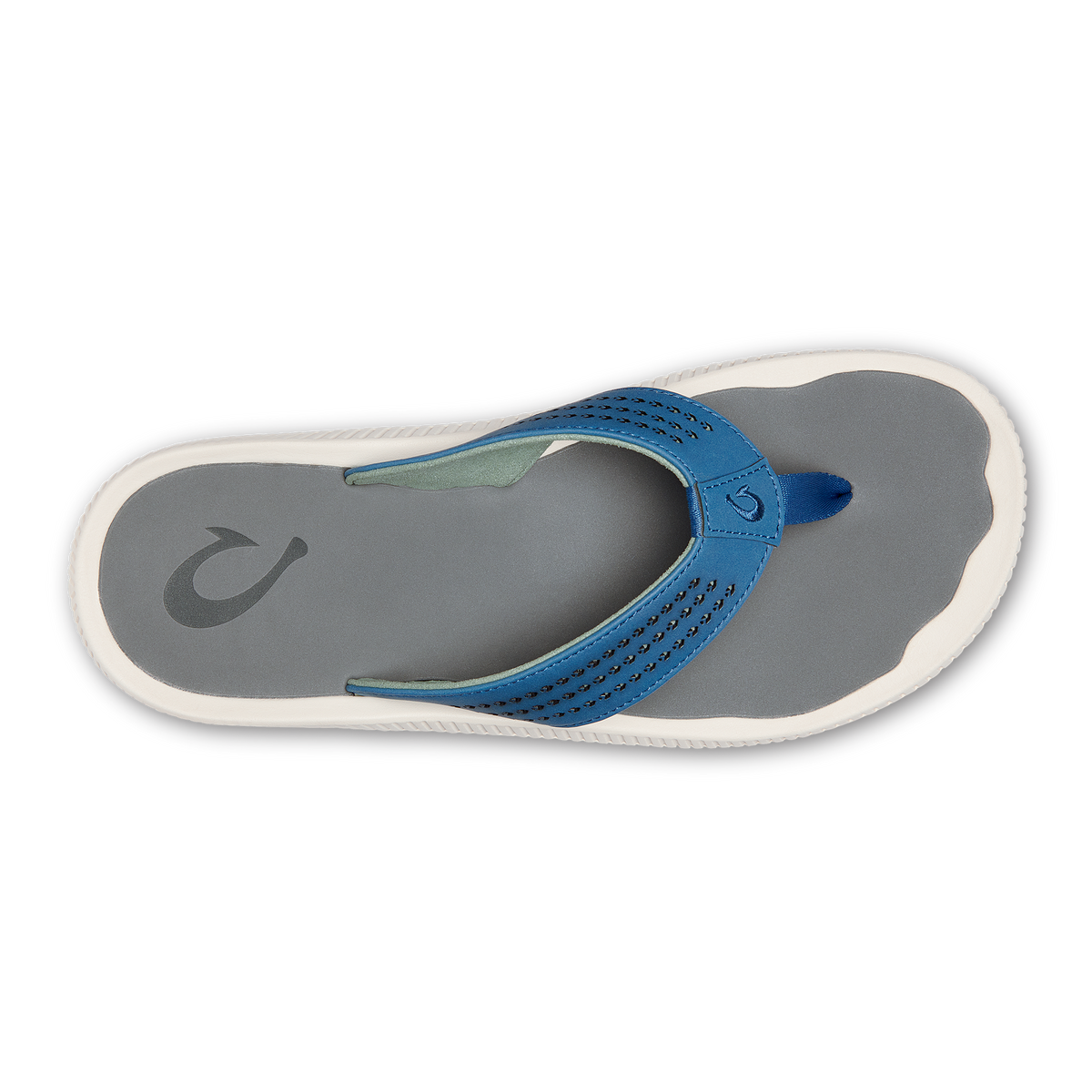 Ulele Men's Beach Sandals - Slate Blue / Charcoal | OluKai Men