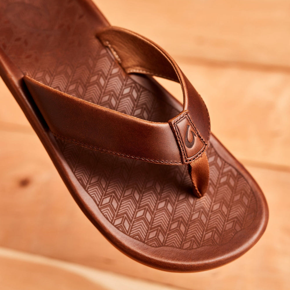 ‘Ilikai Men‘s Leather Sandals - Toffee | OluKai Men