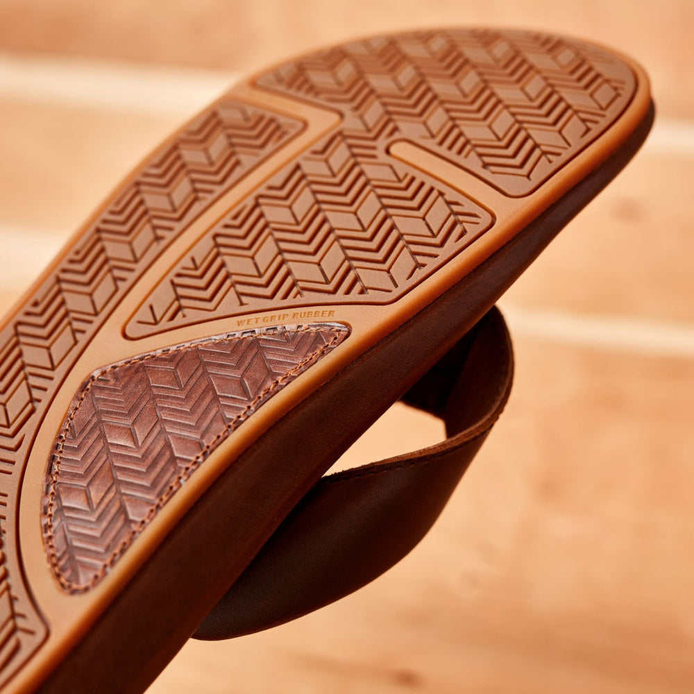 ‘Ilikai Men‘s Leather Sandals - Toffee | OluKai Men