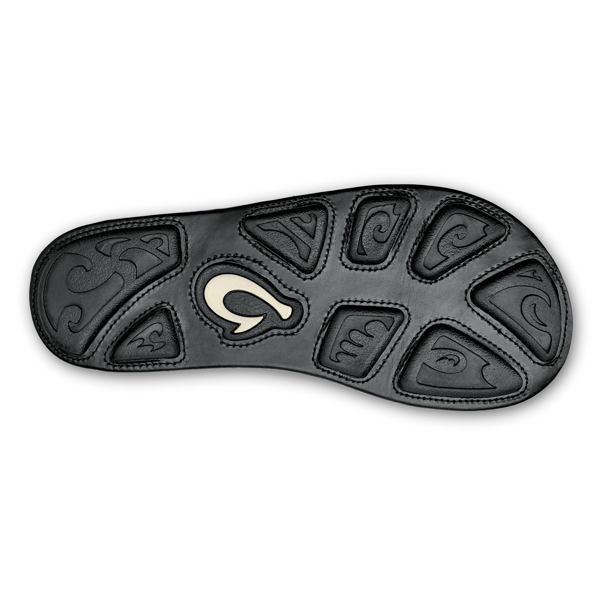 OluKai Mea Ola - Black | Men's Leather Beach Sandals | OluKai Men