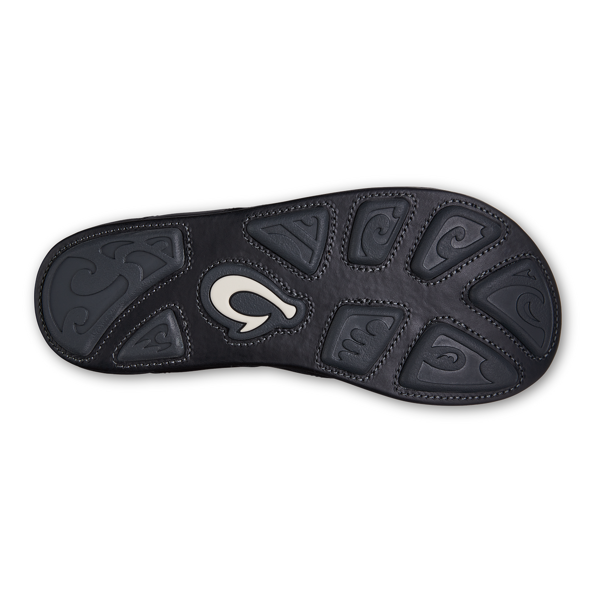 Mekila Men's Full-Grain Leather Beach Sandals - Black | OluKai Men