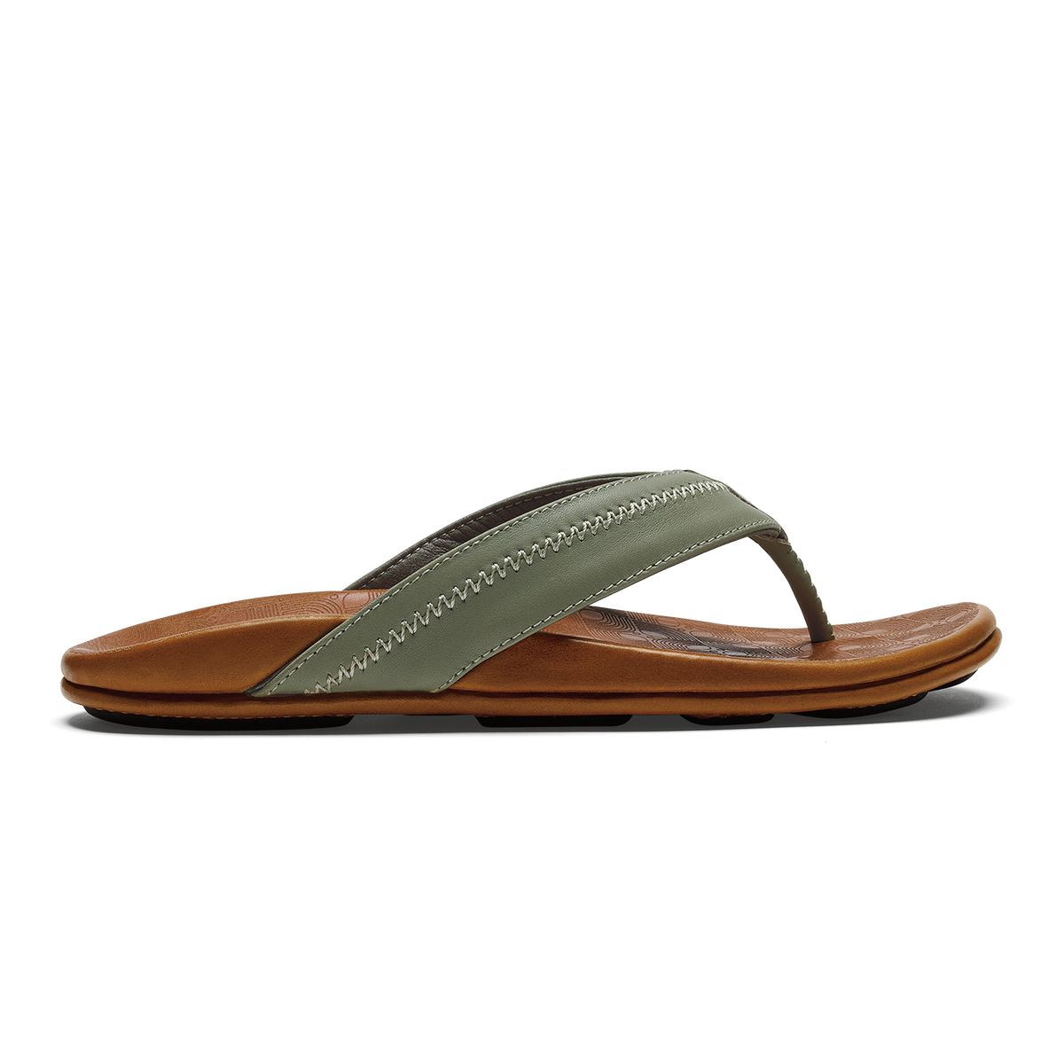 Hiapo - Odyssey Grey / Sahara Men’s Leather Beach Sandals | OluKai Men