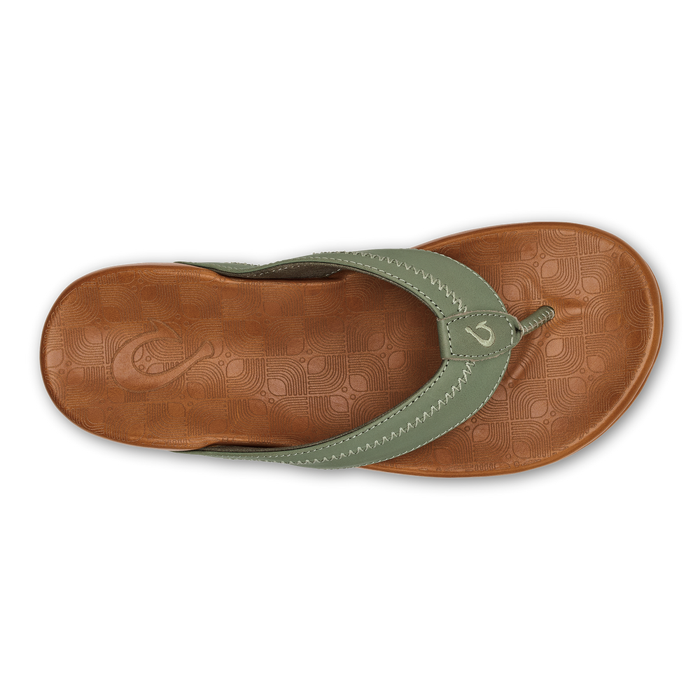 Hiapo - Odyssey Grey / Sahara Men’s Leather Beach Sandals | OluKai Men