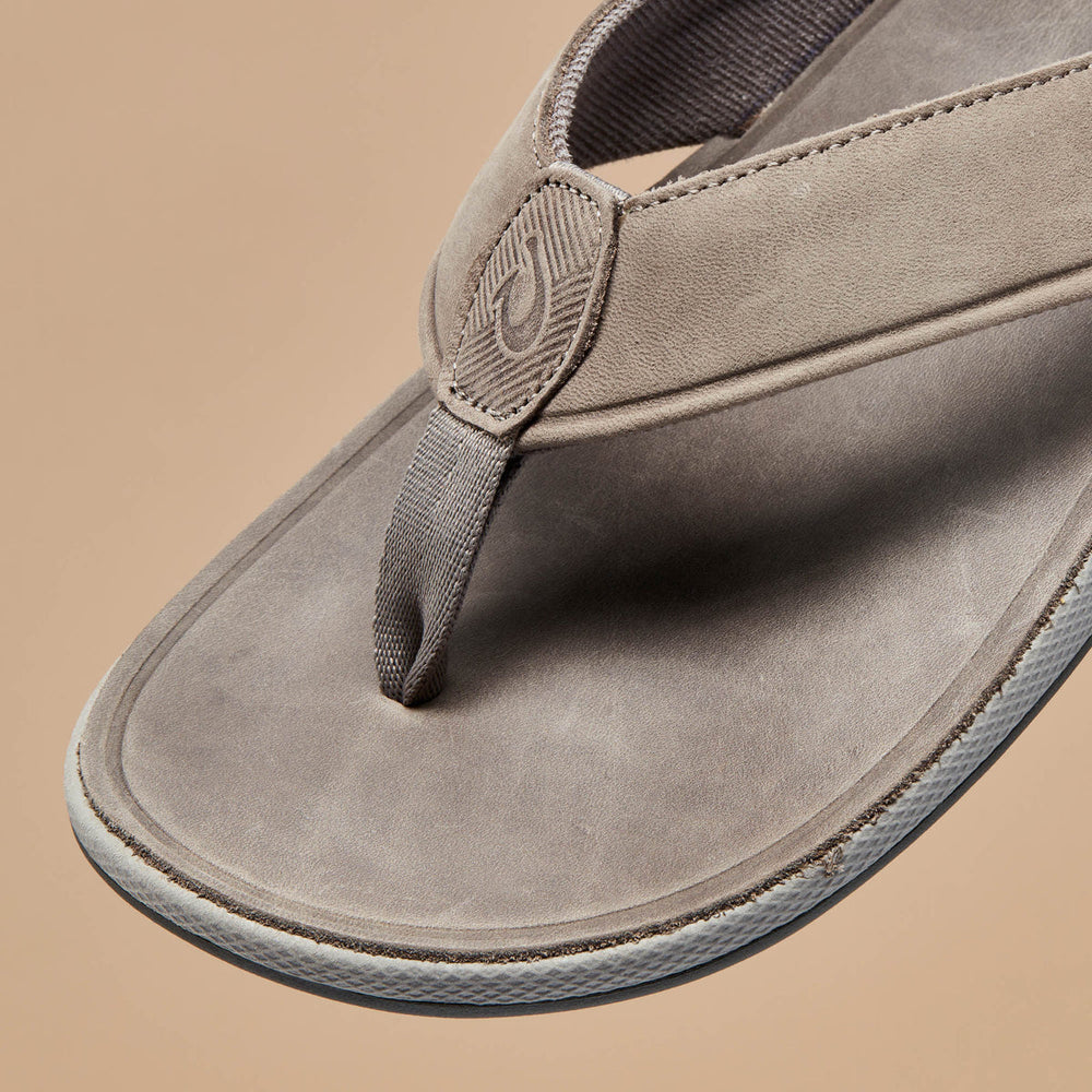 Tuahine Men's Waterproof Leather Beach Sandals - Lagoon | OluKai Men