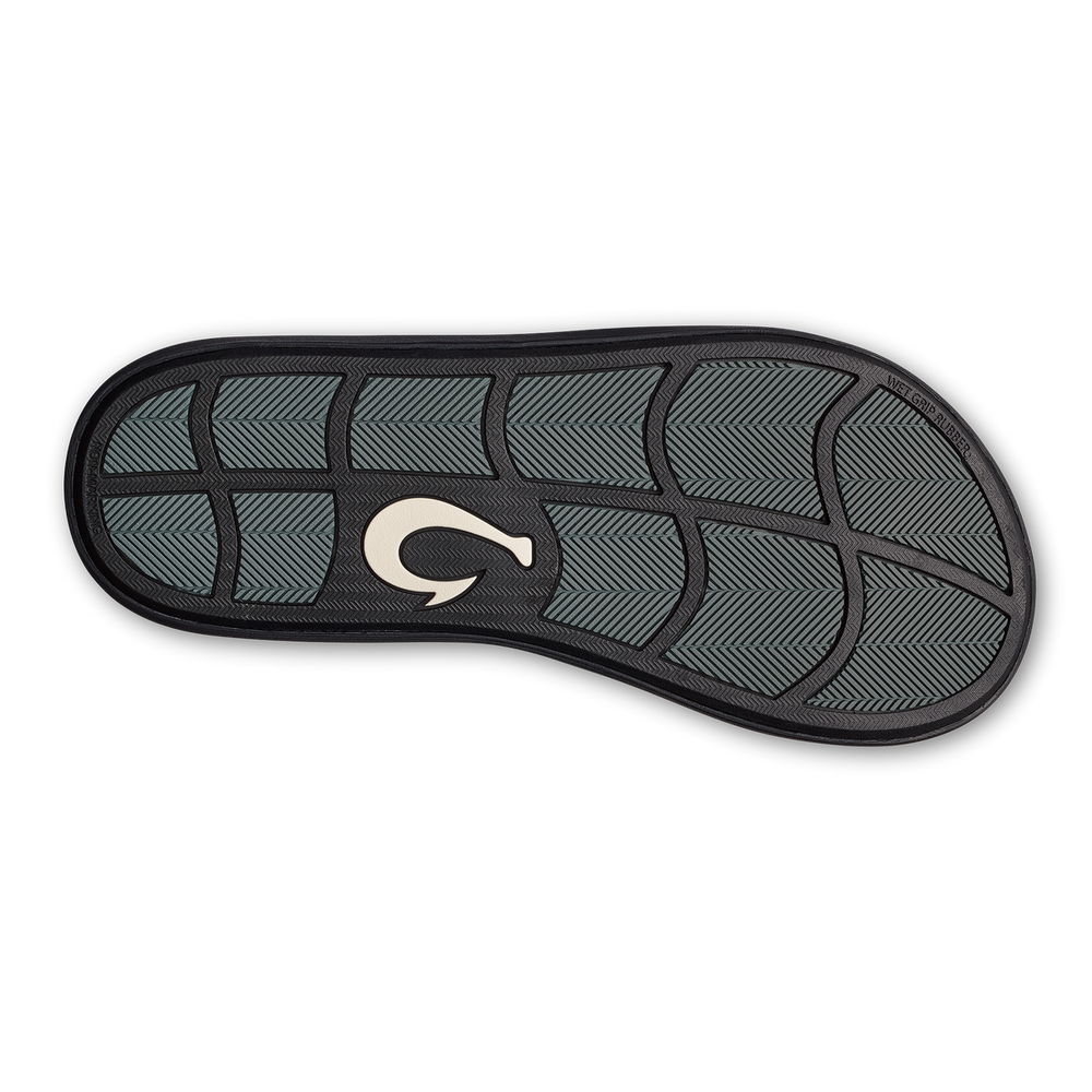 Pili Men’s Waterproof Leather Sandals - Lava Rock | OluKai Men