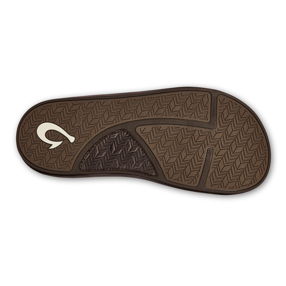 ‘Ilikai Men‘s Leather Beach Sandals - Dark Wood | OluKai Men