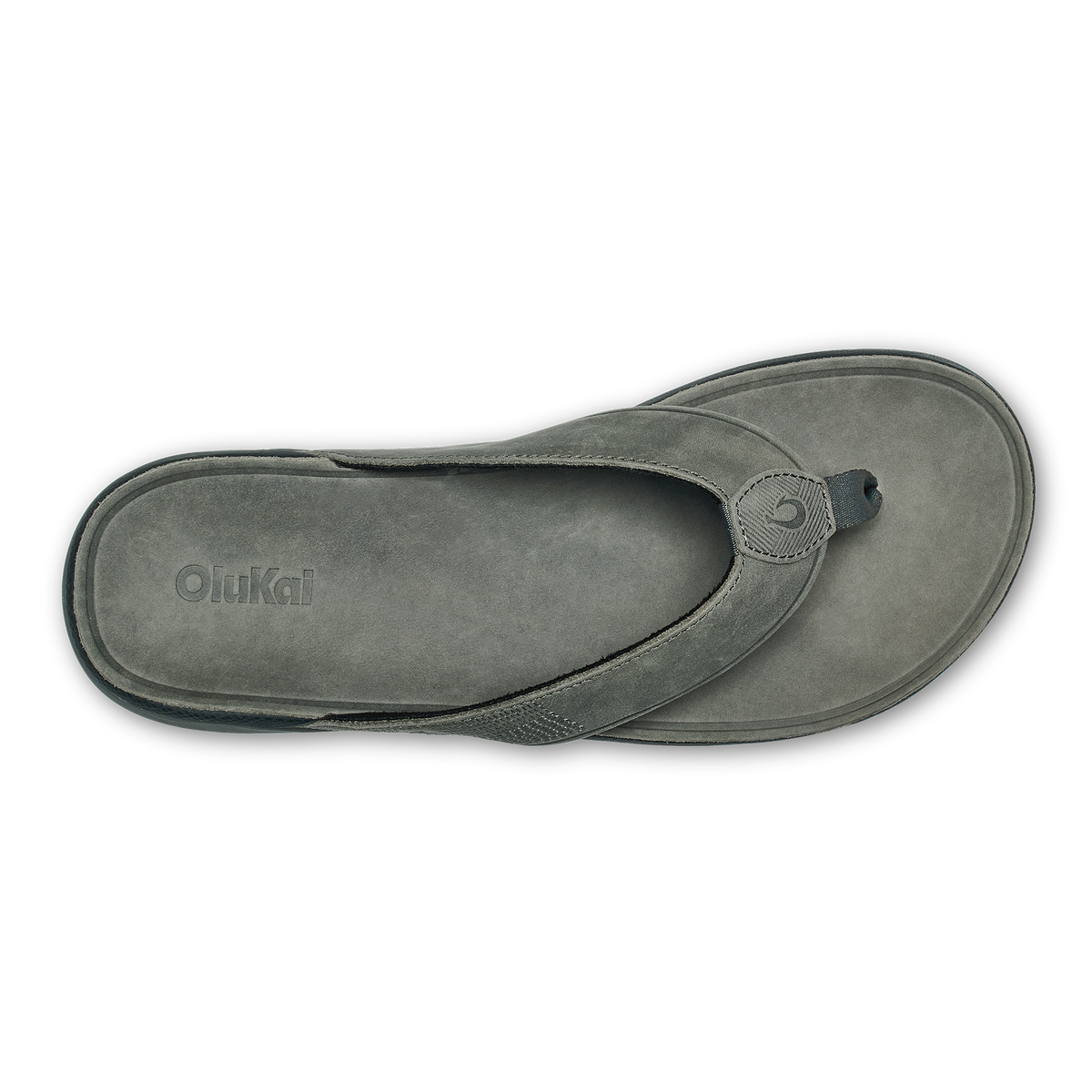 Tuahine Men's Waterproof Leather Beach Sandals - Rock | OluKai Men