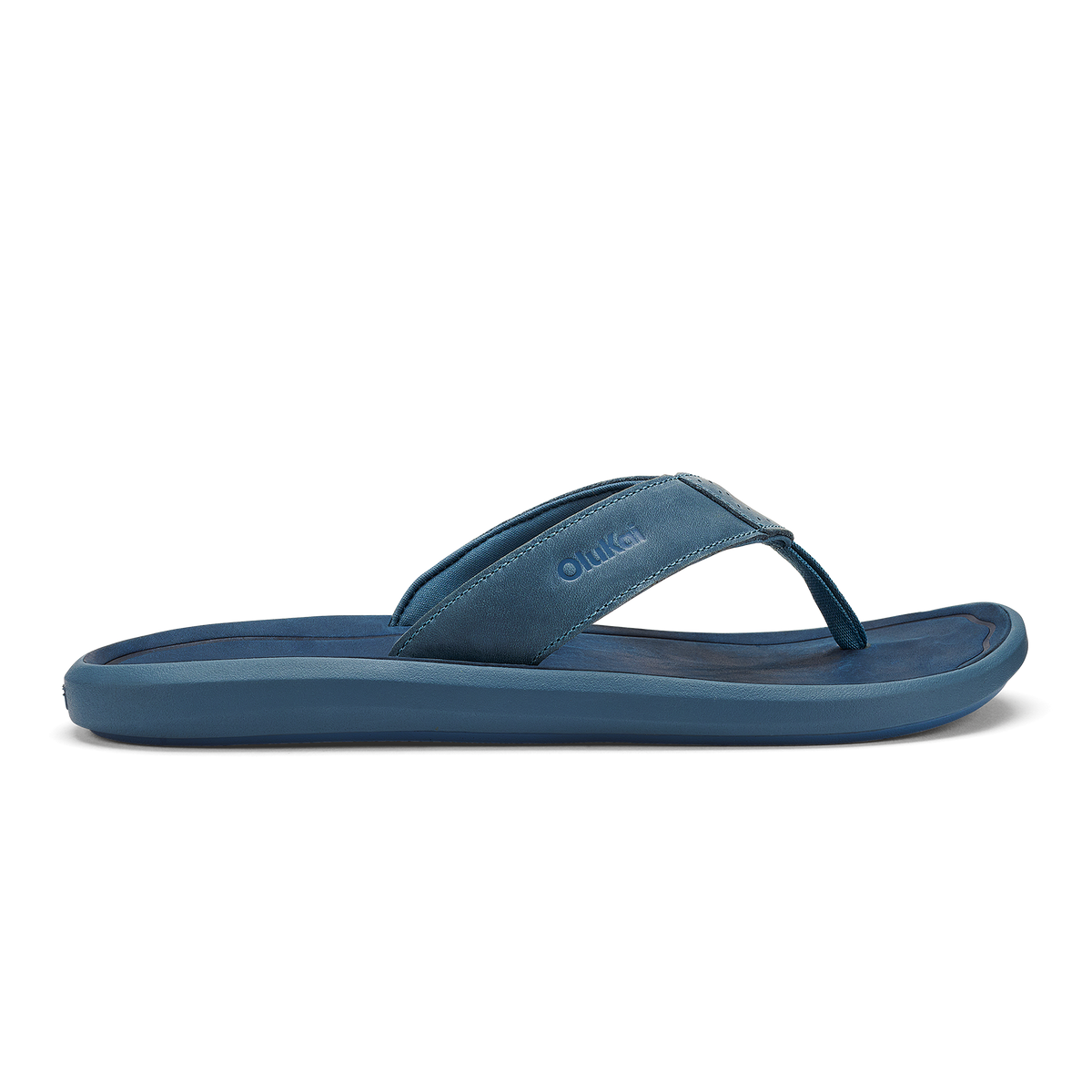Pili Men’s Waterproof Leather Sandals - Blue Fog / Coastal Blue | OluKai Men