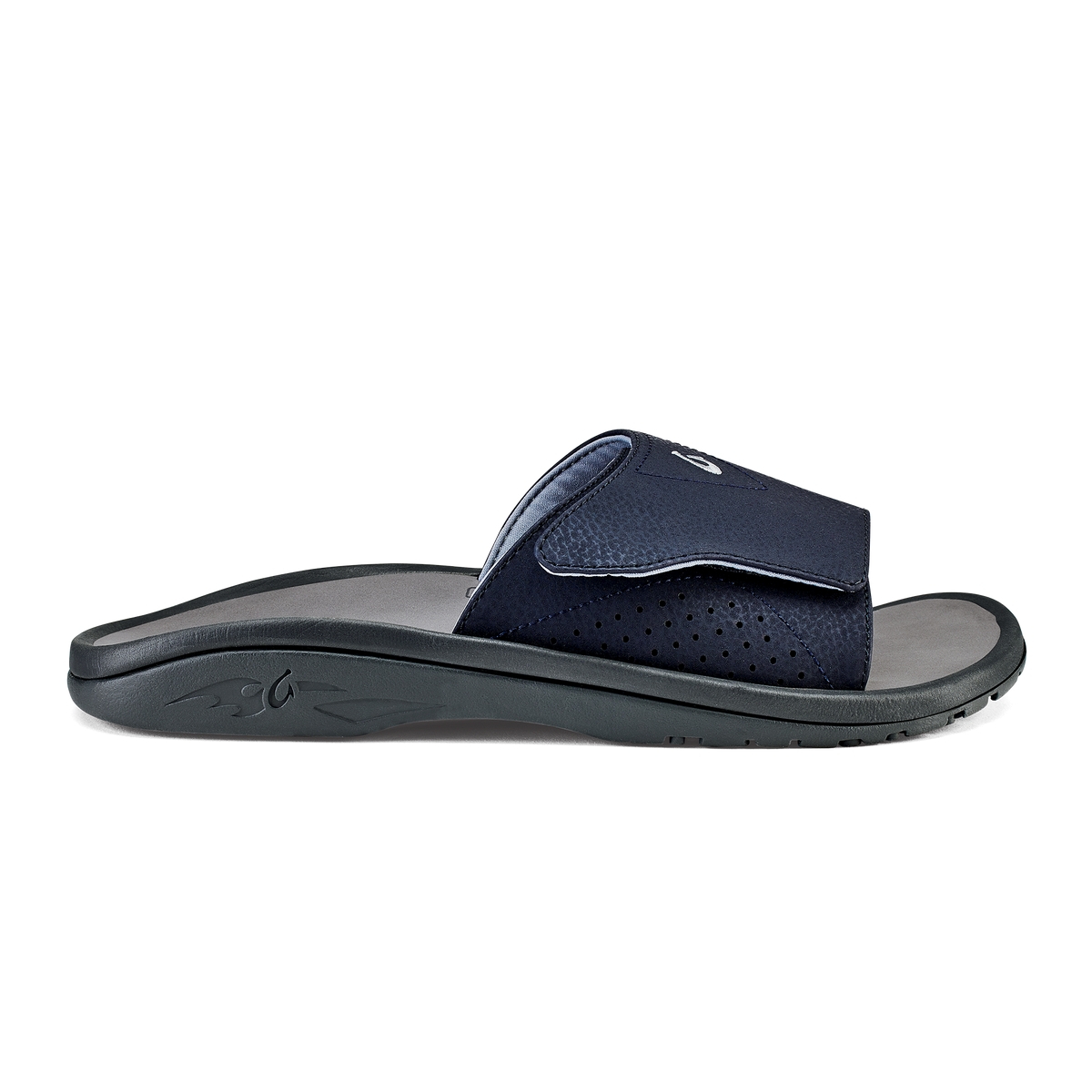 OluKai Nalu Slide - Trench Blue / Charcoal | Men's Sandals | OluKai Men