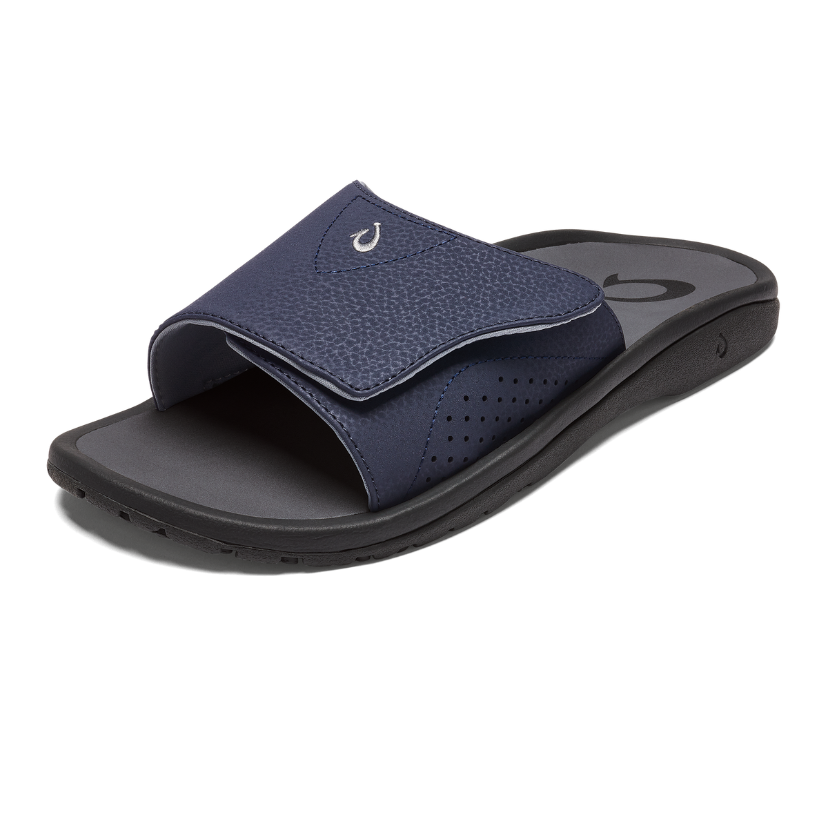 OluKai Nalu Slide - Trench Blue / Charcoal | Men's Sandals | OluKai Men