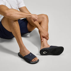 OluKai Nalu Slide - Trench Blue / Charcoal | Men's Sandals | OluKai Men