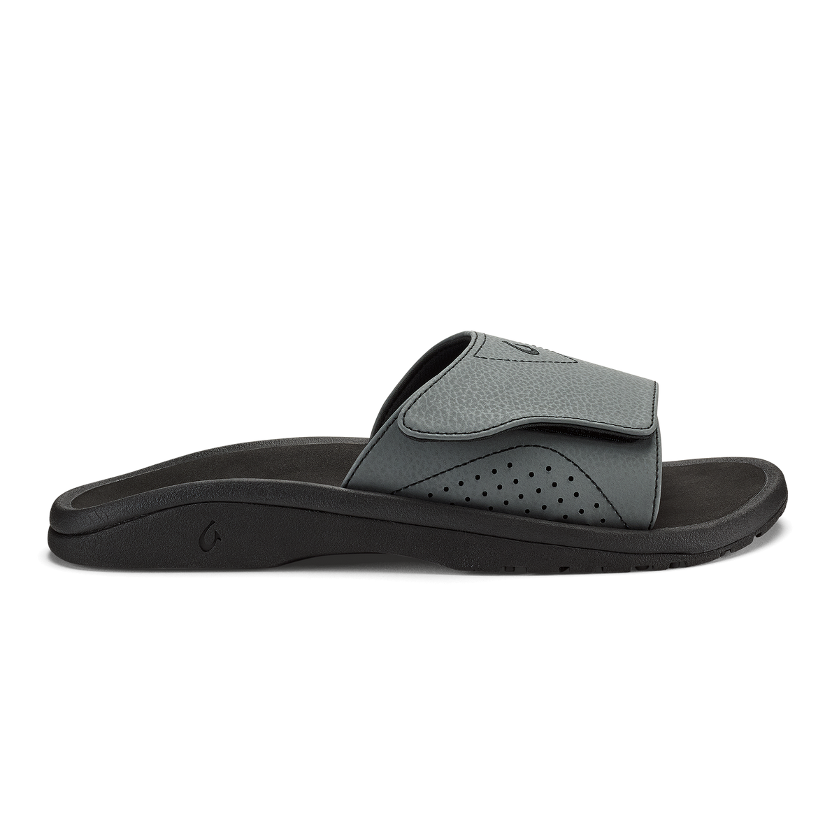 Nalu Slide - Rock / Black | OluKai Men