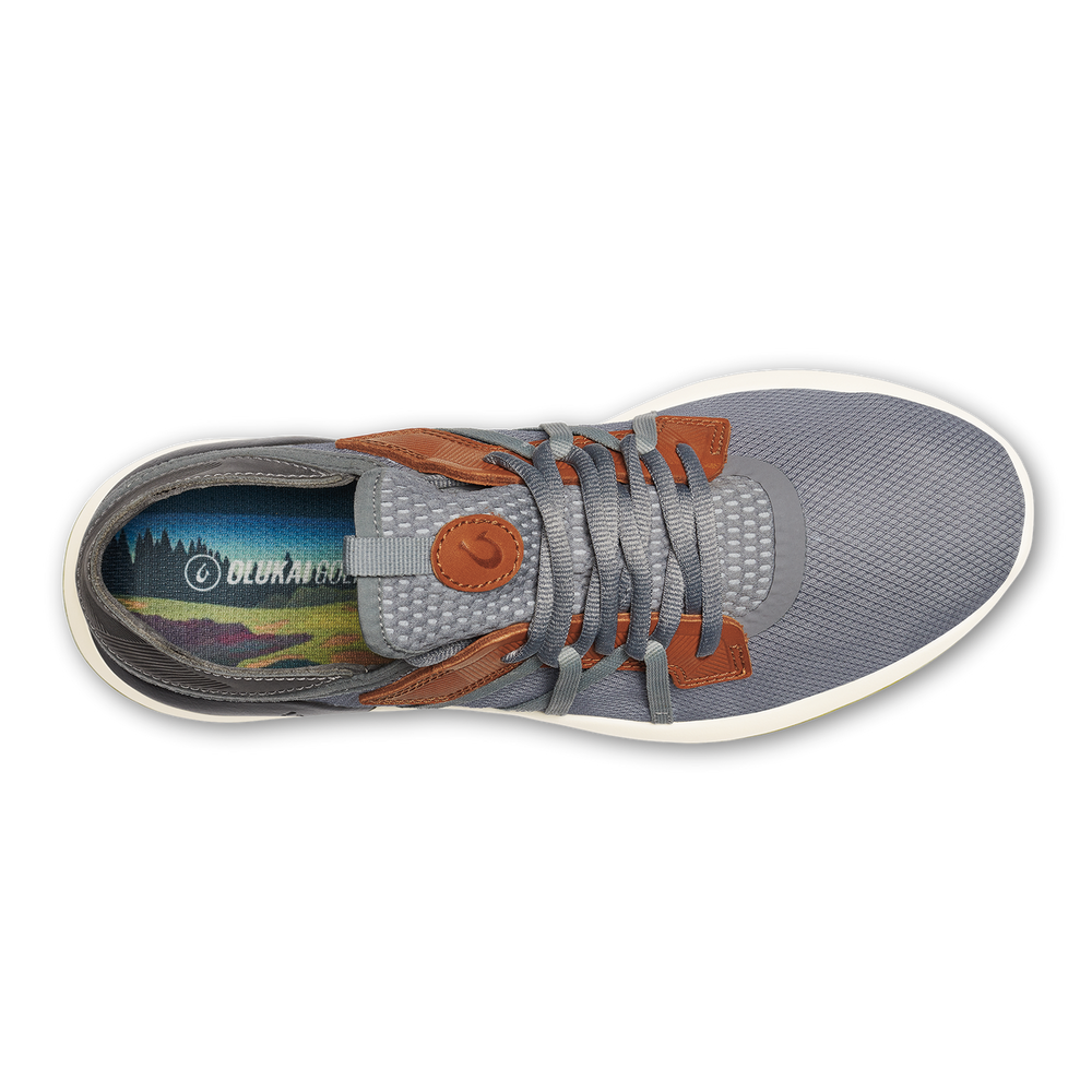 Manele Men’s Breathable Golf Shoes - Poi / Charcoal | OluKai Men