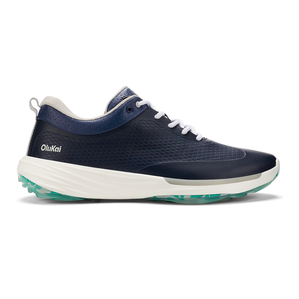 Mākena Men’s Waterproof Golf Shoes - Mood Indigo | OluKai Men