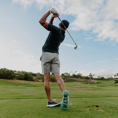 Mākena Men’s Waterproof Golf Shoes - Mood Indigo | OluKai Men